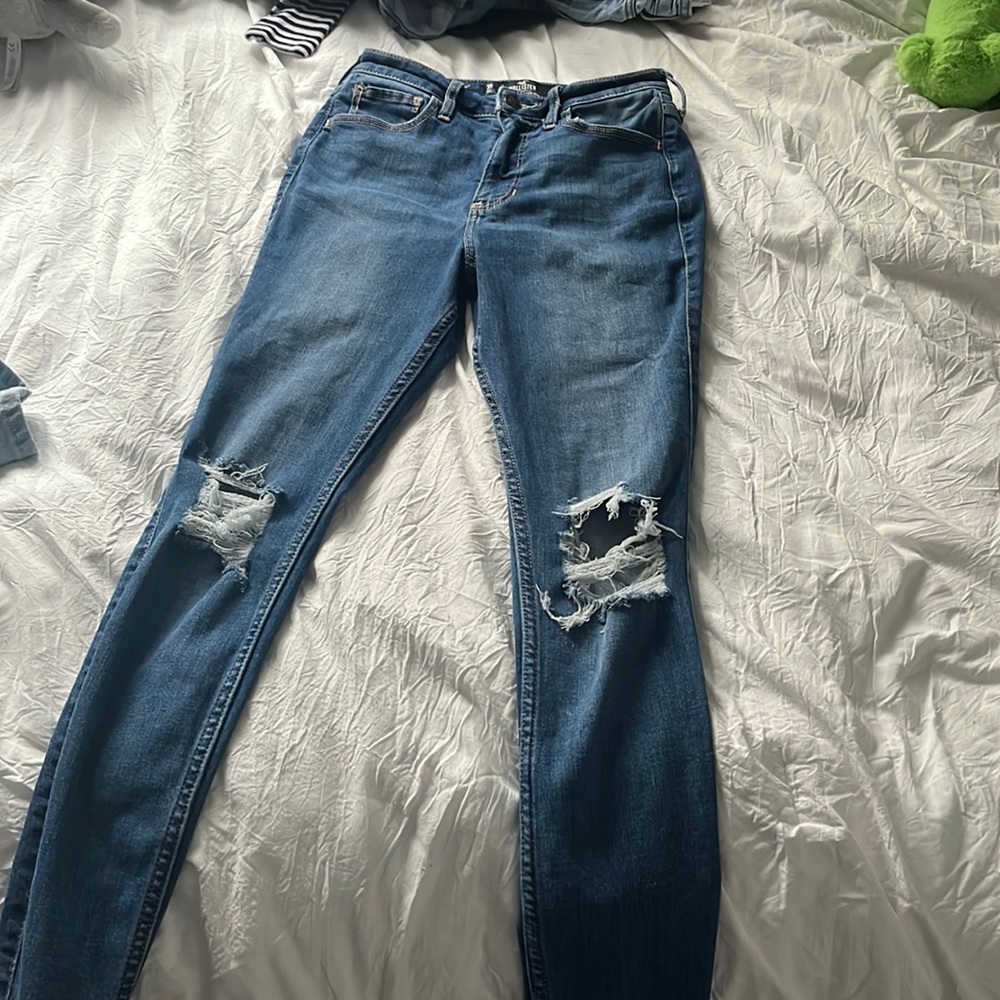 hollister ultra high rise super skinny jeans